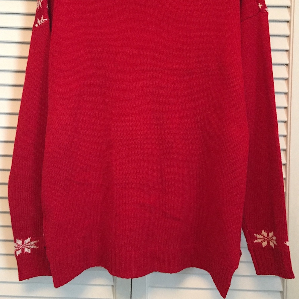 🎄 NWOT "It's Our Time" Christmas Owl Crewneck Sweater (L)🎄 - Picture 8 of 9